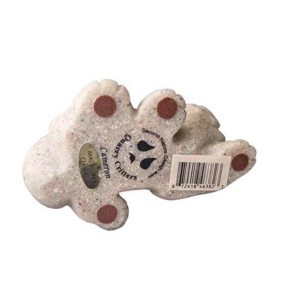 Quarry Critters Cat Cameron‎ 2000 Figurine Resin Stone Vintage Kitty Smile Face - Picture 5 of 8